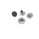 Flat Coin Shape Enameled Snap Fasteners Button 10 mm - 15 L E 1876 Flat Coin Shape Enameled Snap Fasteners Button 10 mm - 15 L E 1876