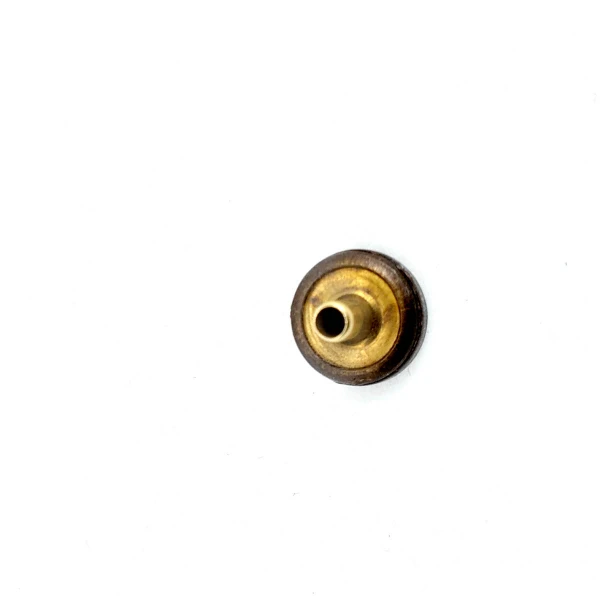 Flat Coin Shape Enameled Snap Fasteners Button 10 mm - 15 L E 1876