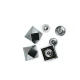Square Shape Snap Fasteners Button 16 x 16 mm E 1897
