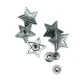 Star Shaped Snap Fasteners Button 24 mm - 38 L E 1903