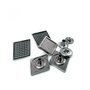 Aesthetic Coat Snap Fasteners Button 16 x 16 mm E 1947
