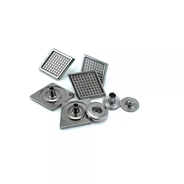 Aesthetic Coat Snap Fasteners Button 16 x 16 mm E 1947