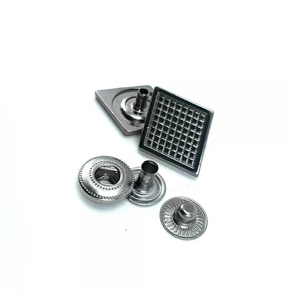 Aesthetic Coat Snap Fasteners Button 16 x 16 mm E 1947