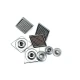 Aesthetic Coat Snap Fasteners Button 16 x 16 mm E 1947
