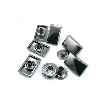 Snap Fasteners Button Rectangle Shape 17 x 10 mm E 1948