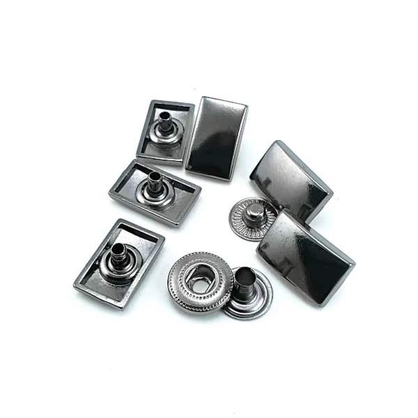 Snap Fasteners Button Rectangle Shape 17 x 10 mm E 1948 Snap Fasteners Button Rectangle Shape 17 x 10 mm E 1948