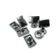 Snap Fasteners Button Rectangle Shape 17 x 10 mm E 1948