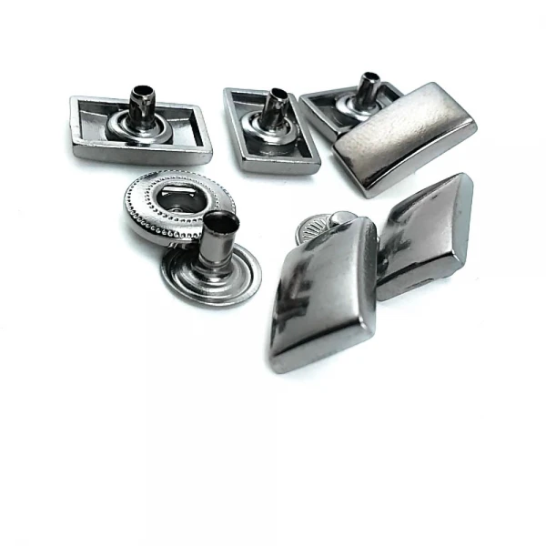 Snap Fasteners Button Rectangle Shape 17 x 10 mm E 1948