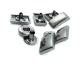 Snap Fasteners Button Rectangle Shape 17 x 10 mm E 1948