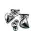 Zamak Snap Fasteners Button Eyelet Design 17 x 22 mm E 1969