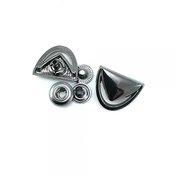 Zamak Snap Fasteners Button Eyelet Design 17 x 22 mm E 1969