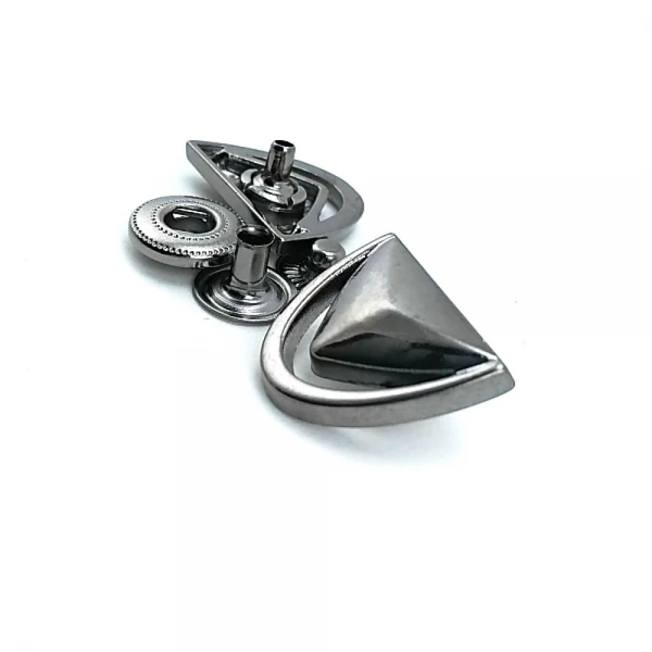 Zamak Snap Fasteners Button Eyelet Design 17 x 22 mm E 1969