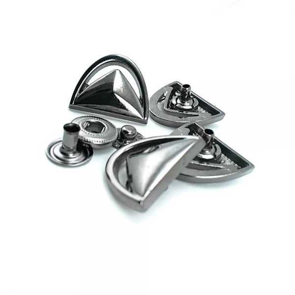 Zamak Snap Fasteners Button Eyelet Design 17 x 22 mm E 1969