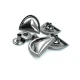 Zamak Snap Fasteners Button Eyelet Design 17 x 22 mm E 1969