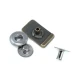 Metal Snap Fasteners Button Rectangle Design 23 x 13 mm E 198