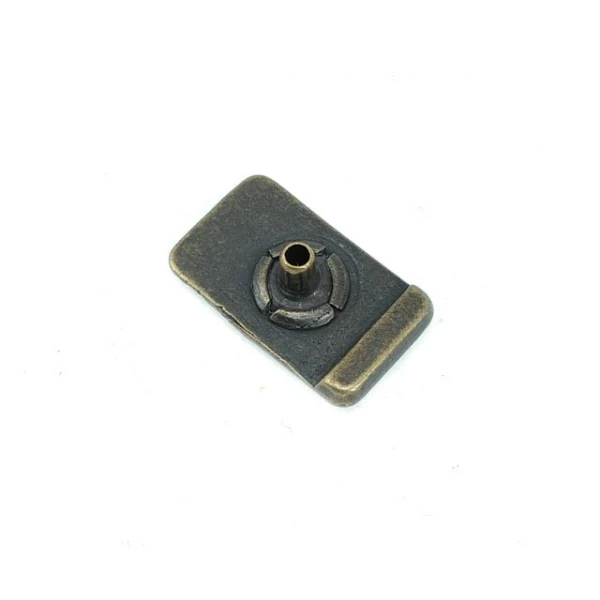 Metal Snap Fasteners Button Rectangle Design 23 x 13 mm E 198
