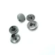 Flat Shape Zamak Snap Fasteners Button 10 mm - 16 L E 1990