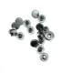 Flat Shape Zamak Snap Fasteners Button 10 mm - 16 L E 1990