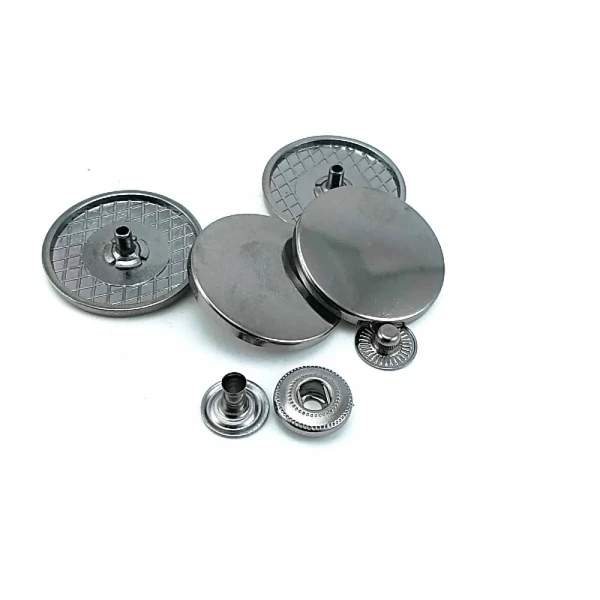 Flat Coin Shape Snap Fasteners Button Outerwear Snap 28 mm - 45 L E 2020