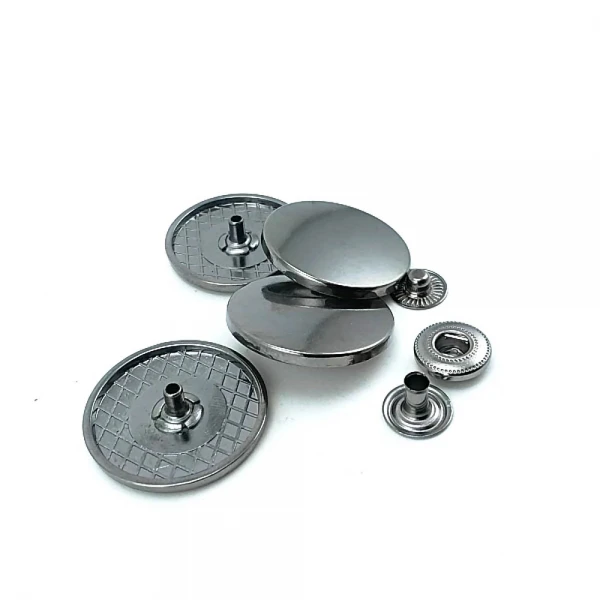 Flat Coin Shape Snap Fasteners Button Outerwear Snap 28 mm - 45 L E 2020