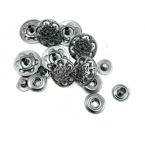 Snap Button Coat and Bag Snap Fasteners Aesthetic Design 18 mm 28 L E 203