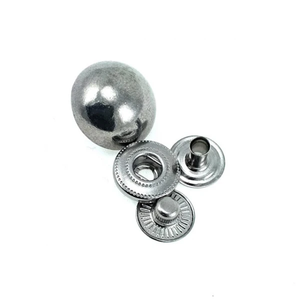 Snap Button Ball Button Metal 15 mm - 20 L E 204 Snap Button Ball Button Metal 15 mm - 20 L E 204