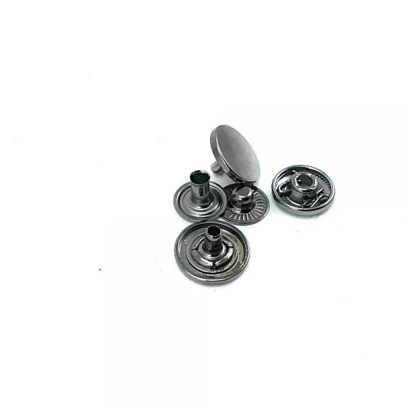 Flat Coin Shape Snap Fasteners Button 13 mm - 22 L E 2040