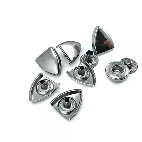Snap Fastener Button Shield Design 15 x 13 mm E 2064
