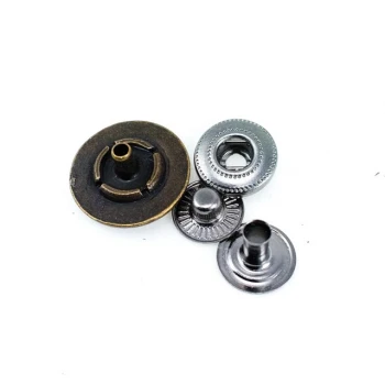Rhinestone Snap Fasteners Button Edge Patterned 18 mm 28 L E 278