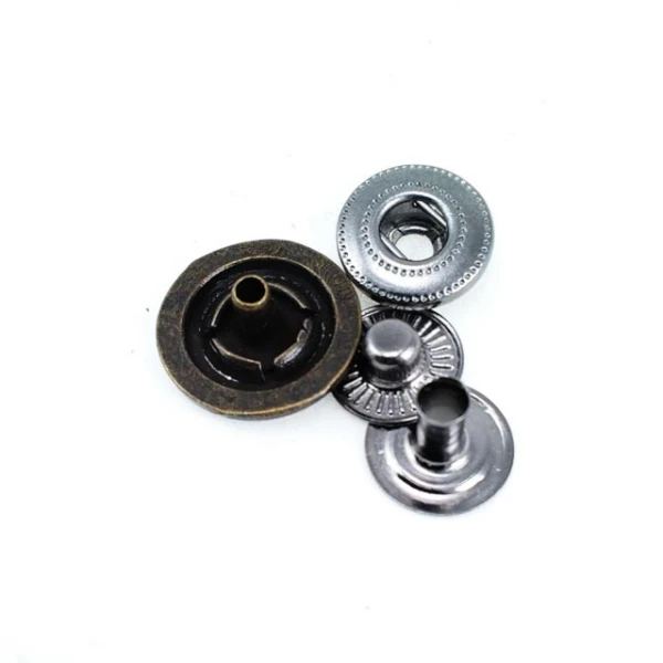 Zamak Snap Fasteners Button Classic Style 15 mm 24 L E 279