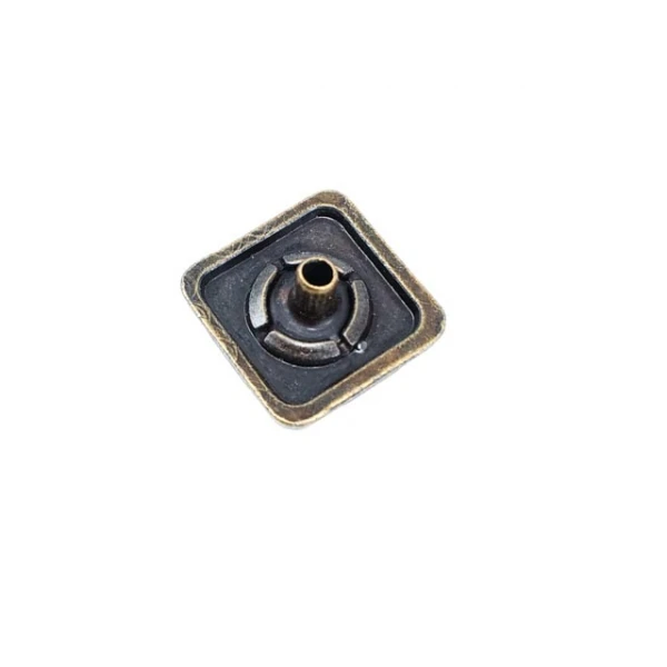 Snap Fasteners Button Square Domino Pattern 15 x 15 mm E 293
