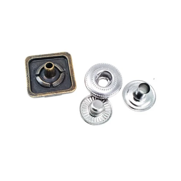 Snap Fasteners Button Square Domino Pattern 15 x 15 mm E 293
