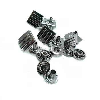 Square Snap Fasteners Button 14 x 14 mm E 347