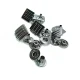 Square Snap Fasteners Button 14 x 14 mm E 347