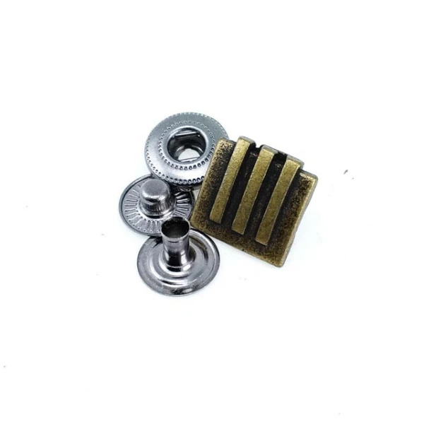 Square Snap Fasteners Button 14 x 14 mm E 347