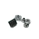 Square Snap Fasteners Button 14 x 14 mm E 347