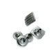 Square Snap Fasteners Button 14 x 14 mm E 347