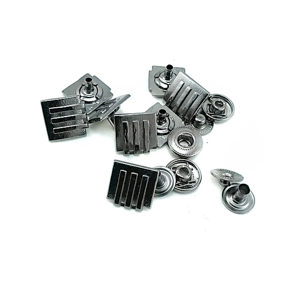 Square Snap Fasteners Button 14 x 14 mm E 347