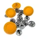 Mineli Çıtçıt Metal Düğme 22 mm - 36 boy Ceket ve Mont Düğmesi E 421