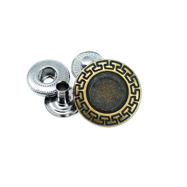 Mineli Çıtçıt Düğme 17 mm - 28 boy E 439
