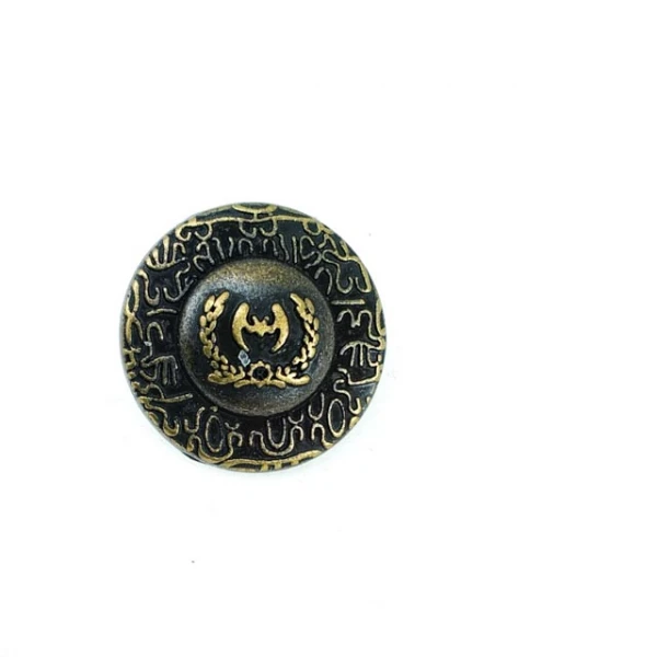 Snap Fasteners Button Logo and Motif Patterned 17 mm 28 L E 454