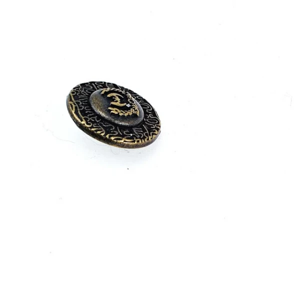 Snap Fasteners Button Logo and Motif Patterned 17 mm 28 L E 454