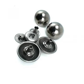 Zamak Ball Snap Fasteners Button 17 mm - 27 L E 471