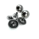 Zamak Ball Snap Fasteners Button 17 mm - 27 L E 471 Zamak Ball Snap Fasteners Button 17 mm - 27 L E 471