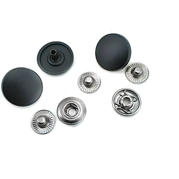 Flat Snap Fasteners Slightly Convex Snap Button 16 mm - 26 L E 472