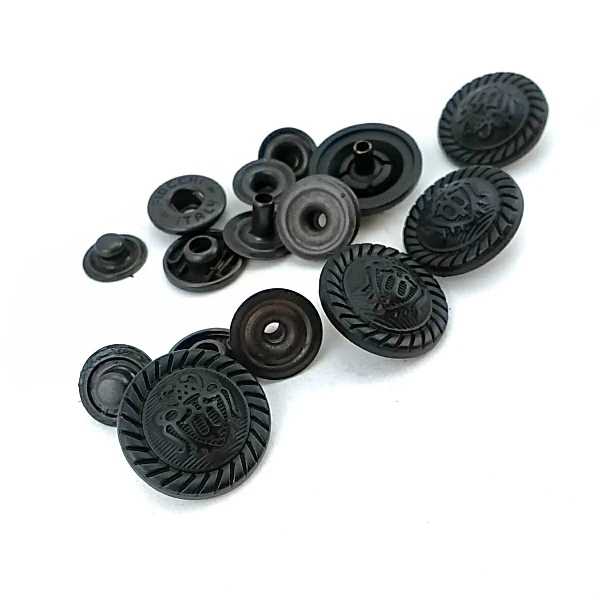 Matt Finish Snap Fasteners Button 17 mm - 27 L E 512 MN