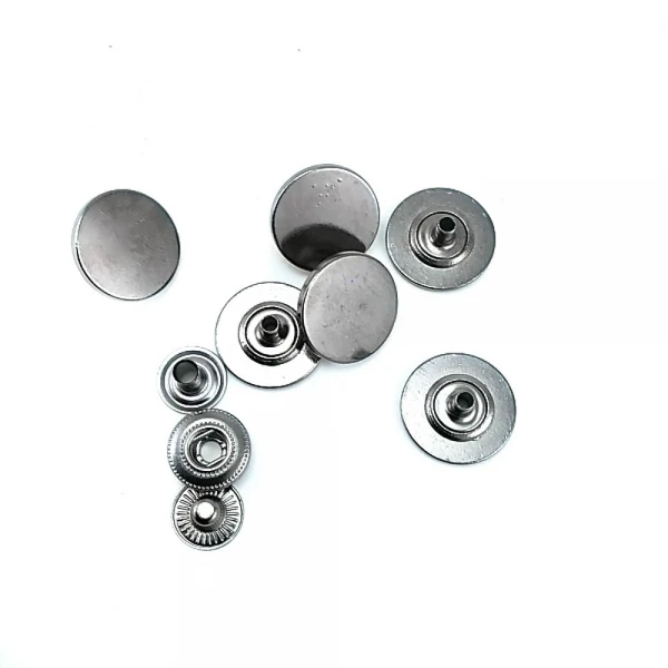 Flat Coin Type Snap Button Outerwear Snap Fasteners 18 mm - 28 L E 563