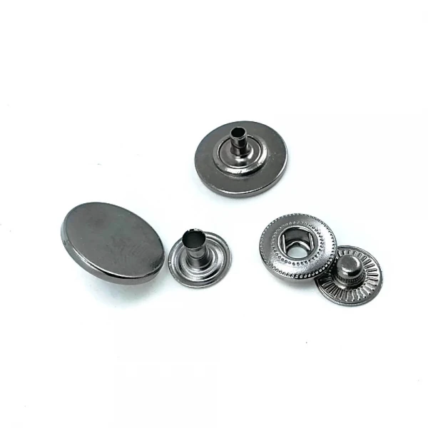 Flat Coin Type Snap Button Outerwear Snap Fasteners 18 mm - 28 L E 563