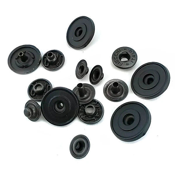 Mineli Çıt çıt Düğme Metal Retro Tasarımlı 18 mm - 29 boy E 637