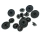 Mineli Çıt çıt Düğme Metal Retro Tasarımlı 18 mm - 29 boy E 637